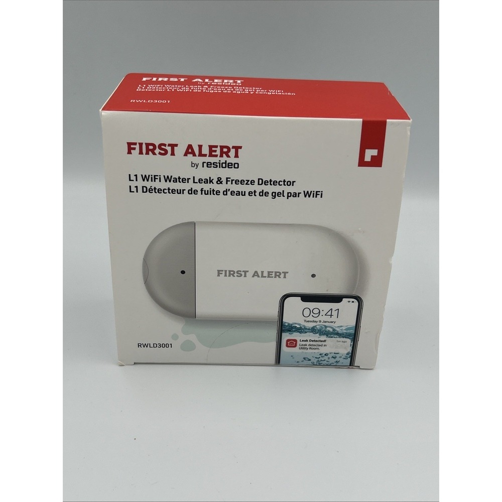 First Alert L1 Wifi Leak and Freeze Detector RWLD3001